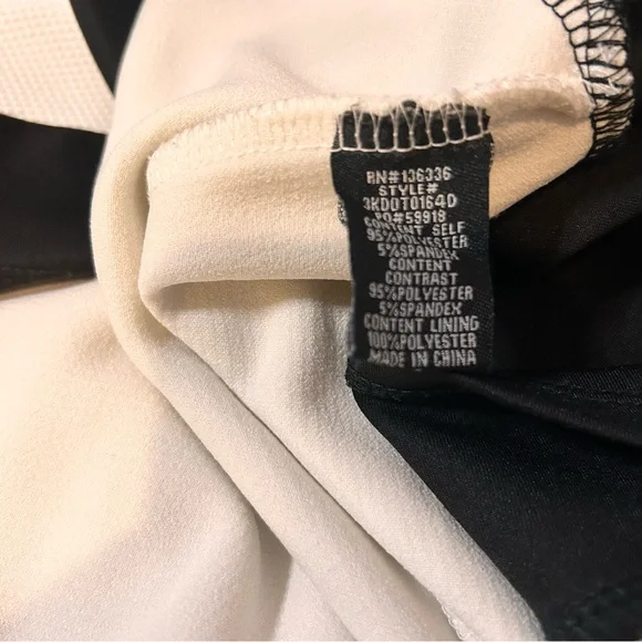 Bailey Blue Black/White Fit and Flair Dress - Size Small - Picture 7 of 8